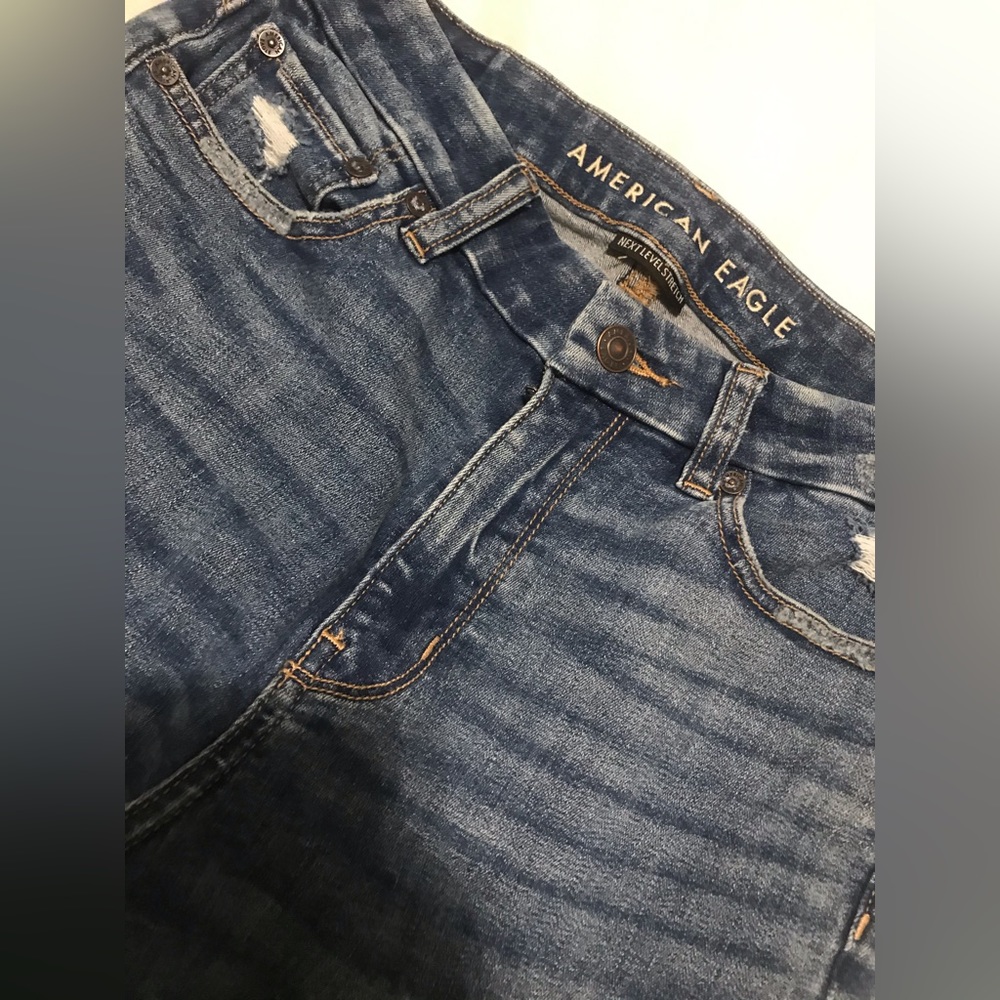 American Eagle Curvy Hi Rise Jeggings Jeans 6 Short skinny